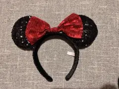 ディズニー ミニー カチューシャ スパンコール