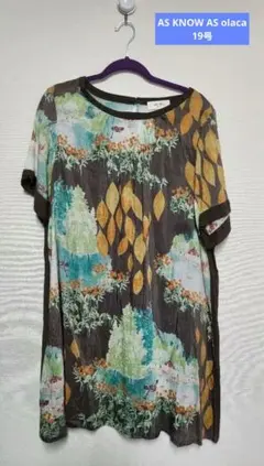 色鮮やかワンピース
ドット刺しゅうをあしらったチュールで重ねるブラウスです。