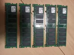 稀少　5枚セット　Samsung PC100 64MB SDRAMのサムネイル