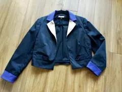 【PAULE KA】ショート丈テーラードジャケット 春夏 36(S〜M)のサムネイル