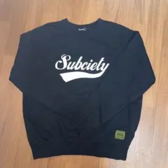 Subciety/サブサエティ シンプルロゴスウェット メンズLサイズのサムネイル