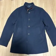 BEAMS HEART ネイビー ボタン付きコート Sサイズ