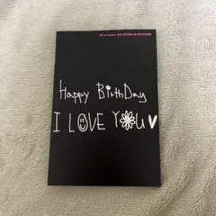 BIGBANGバースデーメッセージカード