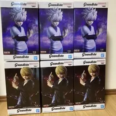 【匿名配送】ハンター×ハンター　グランディスタ　クラピカ&キルア　6体セット