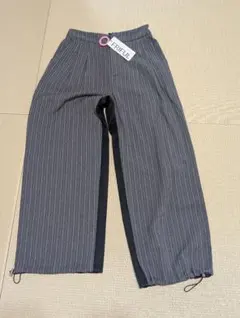 新品　FRIFUL ストライプ ワイドパンツ　M