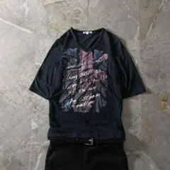 semantic design UnionJack VNeck s/sT Y2Kのサムネイル