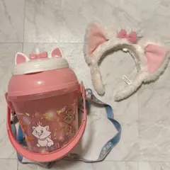 ディズニー　おしゃれキャット　マリーちゃん　カチューシャ　ポップコーンバゲット