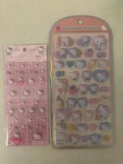 ハローキティ コットンパフィー、タイルシール