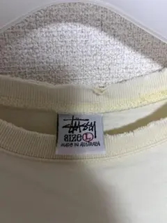 old stussy 白タグ tシャツ 90s