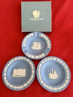 ウェッジウッド ミニクーパー プレート MINI COOPER　大皿　飾皿　レア クリスマス イヤープレート ウェッジウッド ジャスパー 1982年 ペール