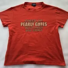 PEARLY GATES Tシャツ サイズ1 オレンジ