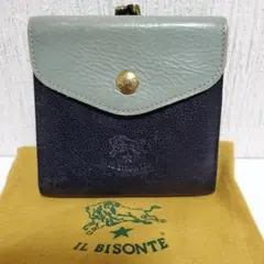 限定色　正規品　イルビゾンテ　IL BISONTE　二つ折り財布　がま口