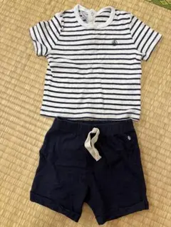 ストライプ ベビー服セット 12M