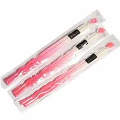 新品 正絹 レディース 羽織紐 赤白グラデーション 3本 和風ストラップ素材にも