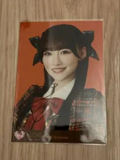 ＝LOVE 音嶋莉沙 生写真 ラブソングに襲われる 直筆 ヨリ