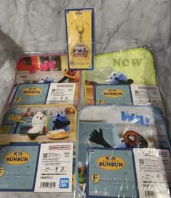 パペットスンスン 一番くじ Ｆ賞 タオルコレクション G賞アクリルコレクション