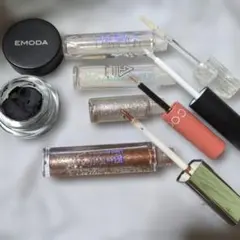 ラメアイライナー4本　多色展開 ジェルライナー