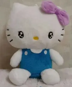 ふわふわハローキティ　パープルリボンぬいぐるみ　マスコット⭐もっちり可愛いです⭐