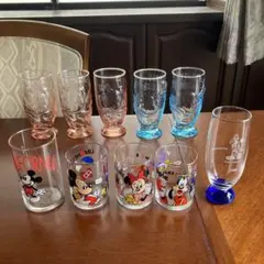 ミッキーマウス　グラス10個セット