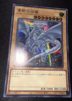 遊戯王 青眼の白龍 シークレット QCDB