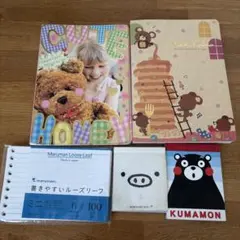 キャラクター文房具 メモ帳 ルーズリーフ セットのサムネイル