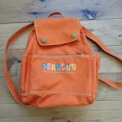 PERSON'S パーソンズ リュック オレンジのサムネイル