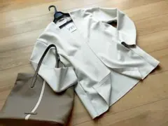 新品タグ付きZARA ザラ ノーカラージャケットМサイズ