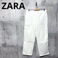 ZARA ザラ メンズビッグサイズ ストレートホワイトデニムパンツ 42