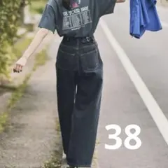 Igeta×S Wベルトいげデニム ブラックD38 Spick and Span