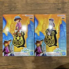 【新品未開封】ズートピア2 モニタートップフィギュア ニック ジュディ２個セット
