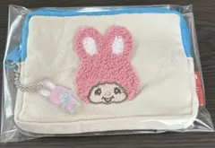 さがらポーチ モンチッチ うさぎ チムたん キャラクター刺繍ポーチ