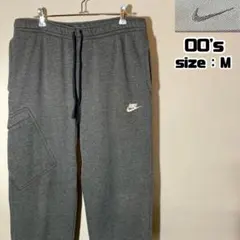 00s Nike ナイキ スウェットパンツ スウェパン バギー ワイド M