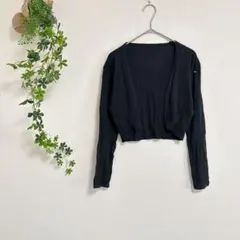 ［ブランド不明］長袖ボレロ（M）薄手 フォーマル カーディガン