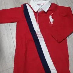 【RalphLauren】12m ポロシャツ　80cm ビッグポロ