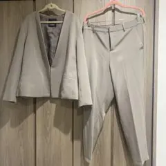 大きいサイズHK WORK'S LONDON ベージュ セットアップ