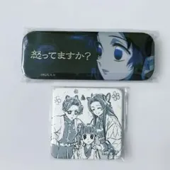 鬼滅の刃　ダイニングお楽しみくじ　缶バッジ　胡蝶しのぶ　胡蝶カナエ　栗花落カナヲ