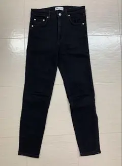 【ほぼ未使用・美品】ZARA ブラック スキニーデニム ハイウエスト