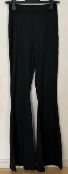 フレアパンツ　レギンス　シーインSHEIN ストレッチ　レディース　XS 黒