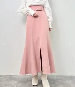INGNI 共ベルト付スリットマーメイドスカート ピンク イング