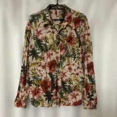 ETRO MILANO 長袖シャツ ボタニカル柄 ピンク系 サイズ38 - メルカリ