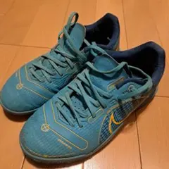 20cm　Nike トレーニングシューズ フットサルシューズ 青 水色