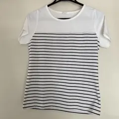 GLACIER ストライプ 半袖Tシャツ Lサイズ