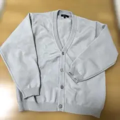Ｍ　Vネック カーディガン 長袖 RagOut グレー　春秋　夏　冷房対策