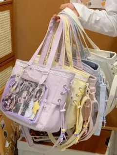 痛バッグ トートバッグ ショルダー 斜め掛け 手持ち 肩掛け 3way 痛バ