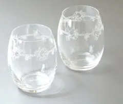 【新品】ウェッジウッド　フェスティビティ　クリスタル　グラス　タンブラー　ペア