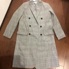 新品タグ付 BACK NUMBER グレンチェックロングコートのサムネイル