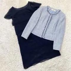 美品✨ 東京イギン CROULE BARBE セレモニースーツ ツイード 11号