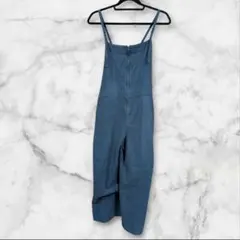 Samansa Mos2 blue 綿100% フロントジップ IA448