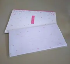 桜の花柄レターセット こんぺいとう