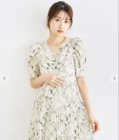 COCO DEAL ❤︎ ドットジャカードフリルミニワンピース❤︎ - メルカリ